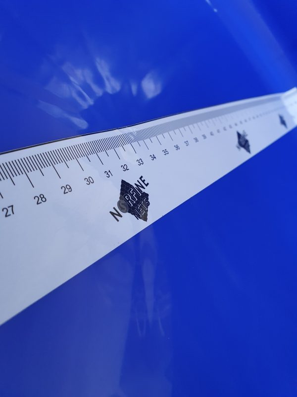Self adhesive measure tape for koi bowls 75cm long - Image 3