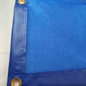 Pond Cover / Shade cover - BLUE 2mm mesh PVC EDGE WITH EYELETS
