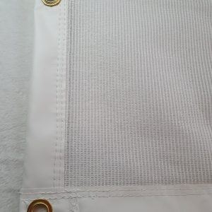 Pond Cover / Shade cover - WHITE 2mm mesh PVC EDGE WITH EYELETS